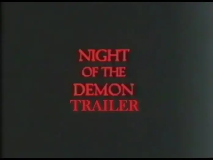 Watch film Night of the Demon | Night Of The Demon (1980) Trailer