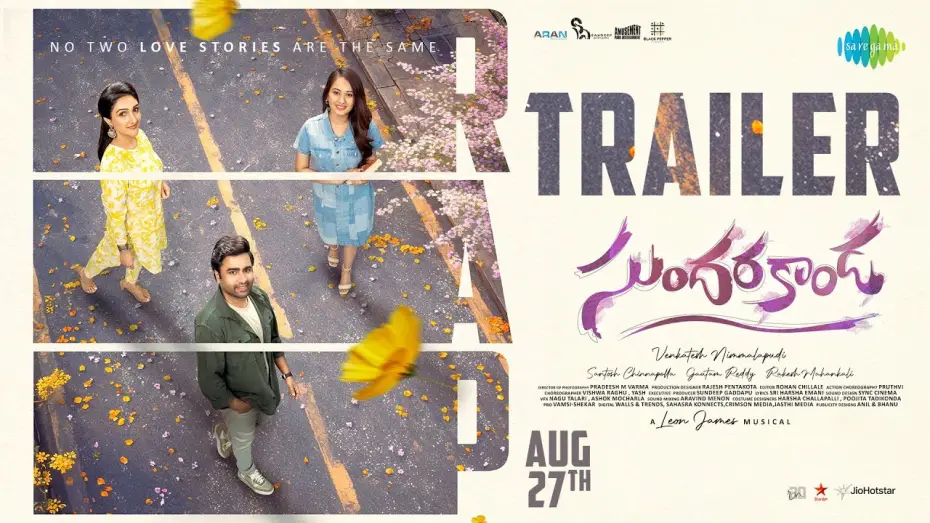 Watch film Sundarakanda | Sundarakanda - Official Trailer | Nara Rohith | Venkatesh Nimmalapudi | Leon James