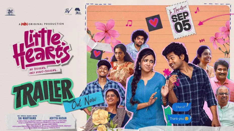 Watch film Little Hearts | Little Hearts Trailer | Mouli, Shivani Nagaram | Sai Marthand | Aditya Hasan | Bunny Vas | Sinjith