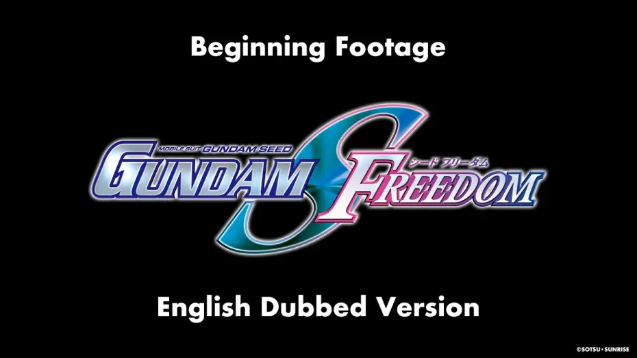 Watch film Mobile Suit Gundam SEED FREEDOM | “Mobile Suit Gundam SEED FREEDOM” Beginning Footage 《Theme Song “FREEDOM”》 (English Dub Ver.)