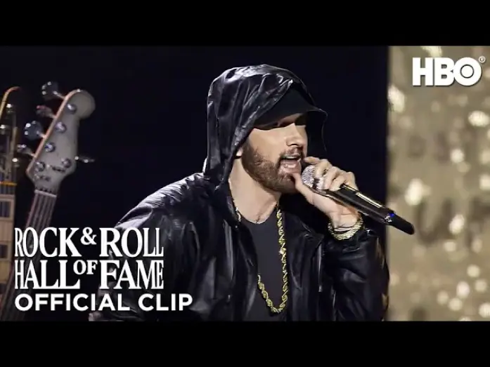 Watch film 2022 Rock & Roll Hall of Fame Induction Ceremony | Eminem & Ed Sheeran Perform "Stan"