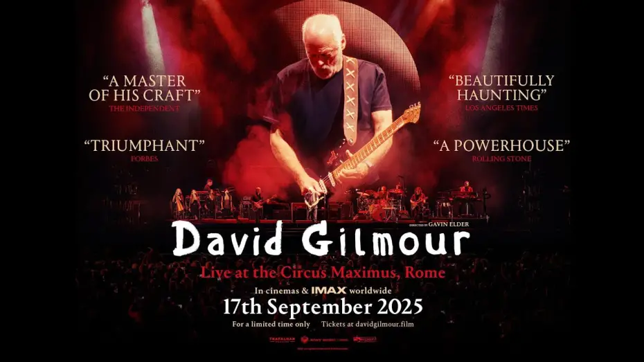Watch film David Gilmour Live at the Circus Maximus, Rome | David Gilmour - Live at the Circus Maximus, Rome (Trailer)