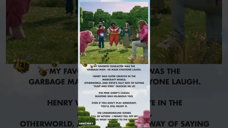 Watch film Minecraft | A Minecraft Movie: A 9-Year-Old Fan