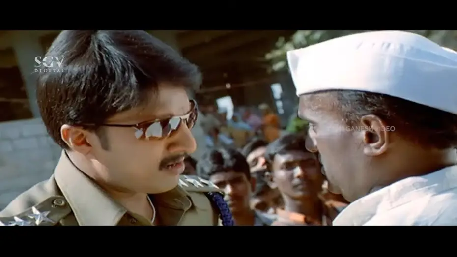 Watch film Hubballi | Sudeep Eating Biriyani During Emergency Situation | Hubli Kannada Movie Interesting Scene