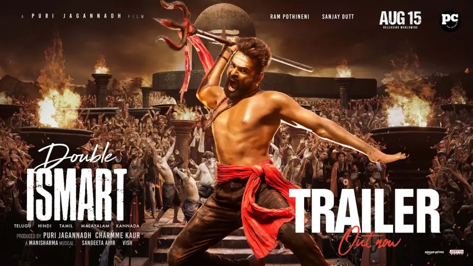 Watch film Double iSmart | Double ISMART Trailer ( Telugu) | Ram Pothineni | Sanjay Dutt | Puri Jagannadh | AUGUST 15th RELEASE