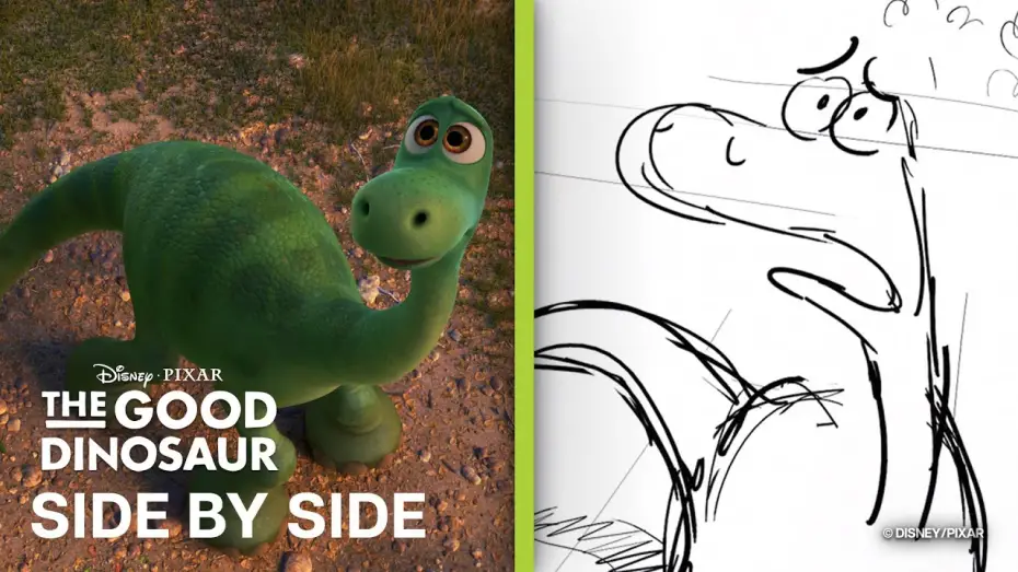 Watch film The Good Dinosaur | The Good Dinosaur Side by Side | "The Storm" Scene | Storyboards vs. Film
