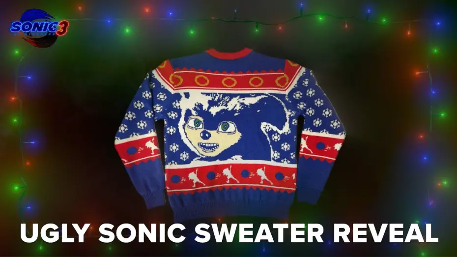 Watch film Sonic the Hedgehog 3 | Ugly Sonic Sweater Reveal