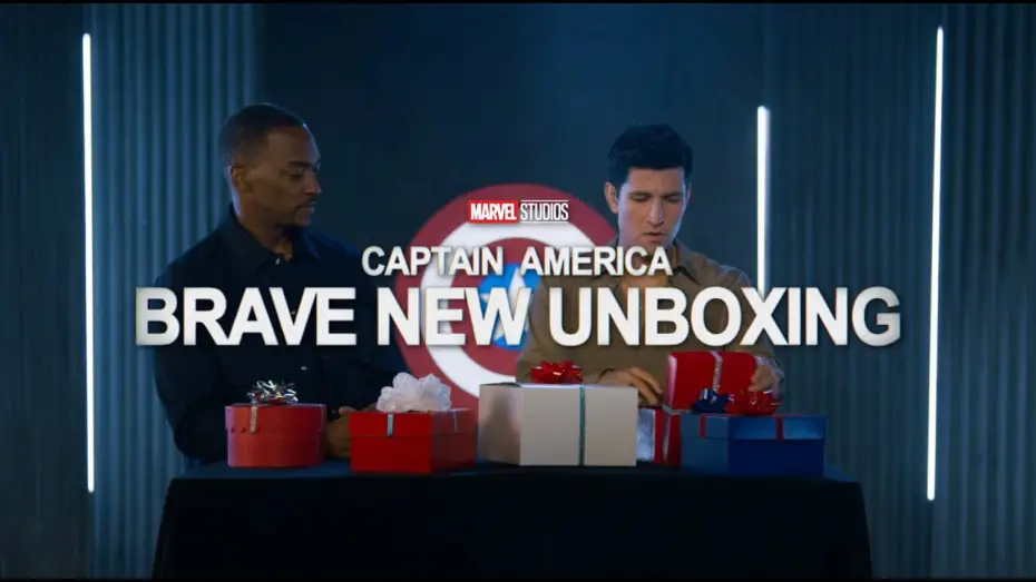 Watch film Captain America: Brave New World | Unboxing with Anthony Mackie & Danny Ramirez