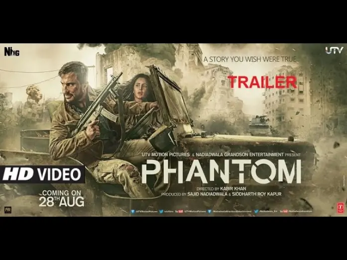 Watch film Phantom | Phantom (2015) Official Trailer  Saif Ali Khan,Katrina Kaif,Rajesh Tailang Is Raw Agent Alok