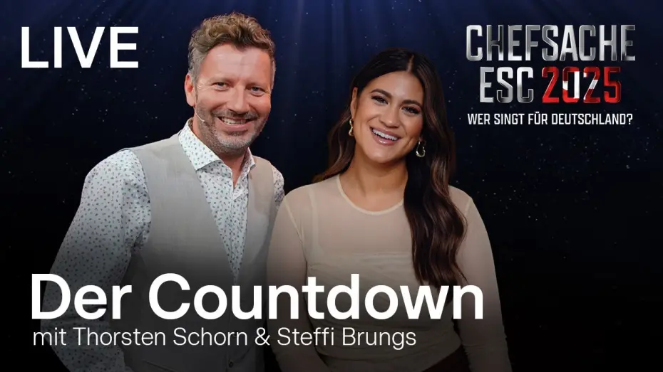 Watch film ESC - The Countdow / The Aftershow | Chefsache ESC - Der Countdown LIVE 🔴 aus Köln mit Steffi Brungs & Thorsten Schorn