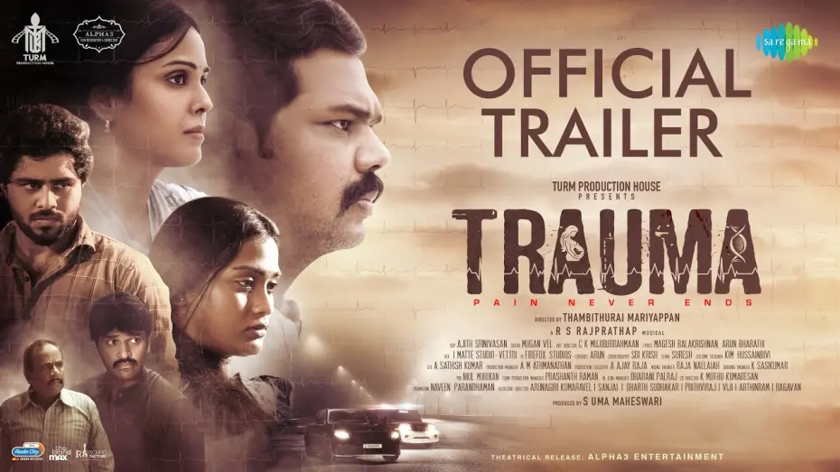 Watch film Trauma | Trauma - Official Trailer | Vivek Prasanna | RS Rajprathap | Thambithurai M