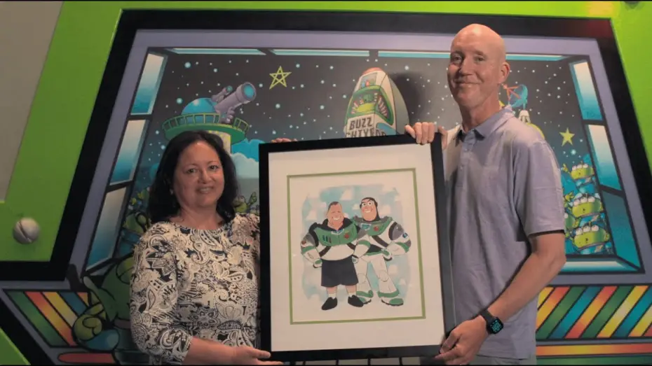 Watch film Disney Parks Magical Christmas Day Parade | Disney World Cast Member Honors Buzz-loving Brother | Disney Parks Magical Christmas Day Parade