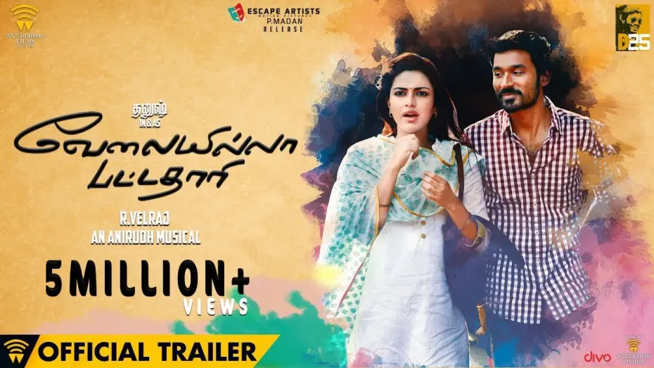 Watch film Velaiyilla Pattathari | Velai Illa Pattadhaari (VIP) - Official Trailer | Dhanush, Amala Paul | Anirudh