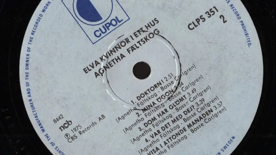 Watch film Året var 1975 | BO CARLGREN REMEMBERS AGNETHA FÄLTSKOG