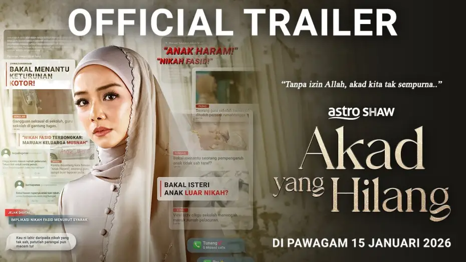 Watch film Akad Yang Hilang | AKAD YANG HILANG - OFFICIAL TRAILER | DI PAWAGAM 15 JANUARI 2026