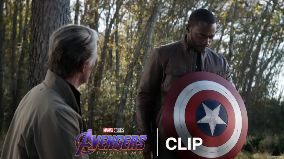 Watch film Avengers: Endgame | Steve Passes the Captain America Shield to Sam -  Official Clip