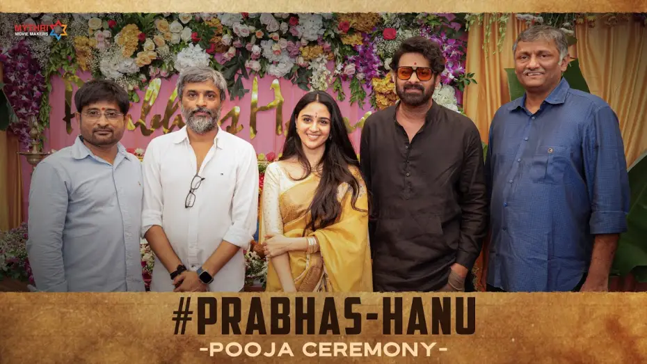 Watch film Fauzi | #PrabhasHanu Pooja Ceremony | Prabhas | Hanu Raghavapudi | Imanvi | Vishal Chandrashekhar | MMM