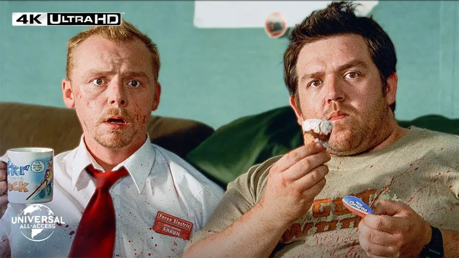 Watch film Shaun of the Dead | Simon Pegg Gets His First Zombie Kill - Extended Preview