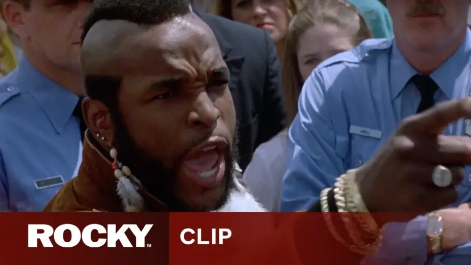 Watch film Rocky III | Clubber Lang Taunts Rocky Balboa