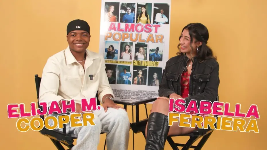Watch film Almost Popular | Isabella Ferreira and Elijah M Cooper l Having an Onscreen Romance