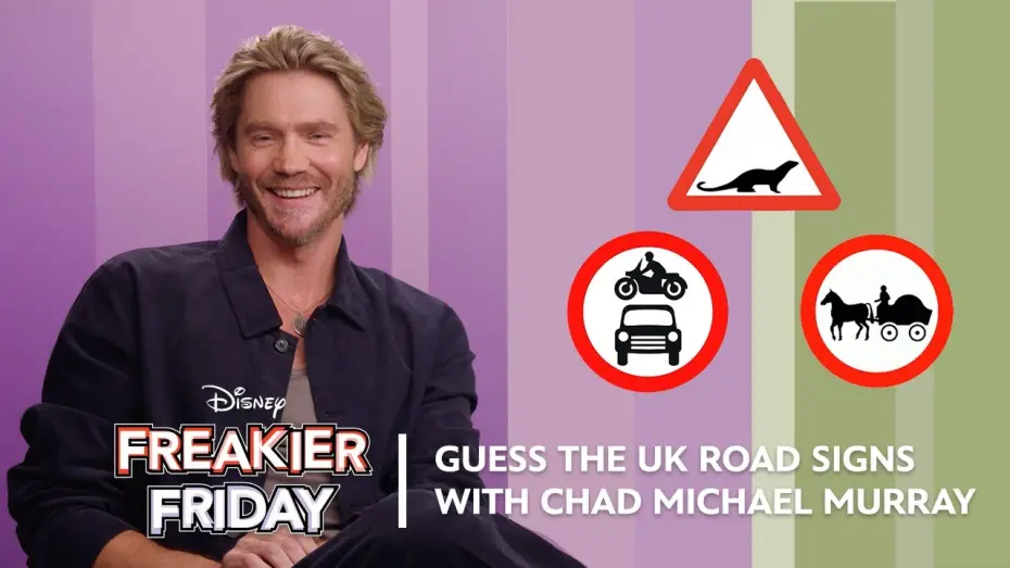Watch film Freaky Friday 2 | Chad Michael Murray Guesses UK Road Signs
