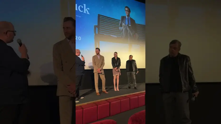 Watch film The Life of Chuck | Tom Hiddleston, Karen Gillan and Mark Hamill surprise The Life of Chuck screening