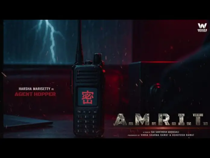 Watch film A.M.R.I.T | Introducing Harsha Marisetty as Agent Hopper.