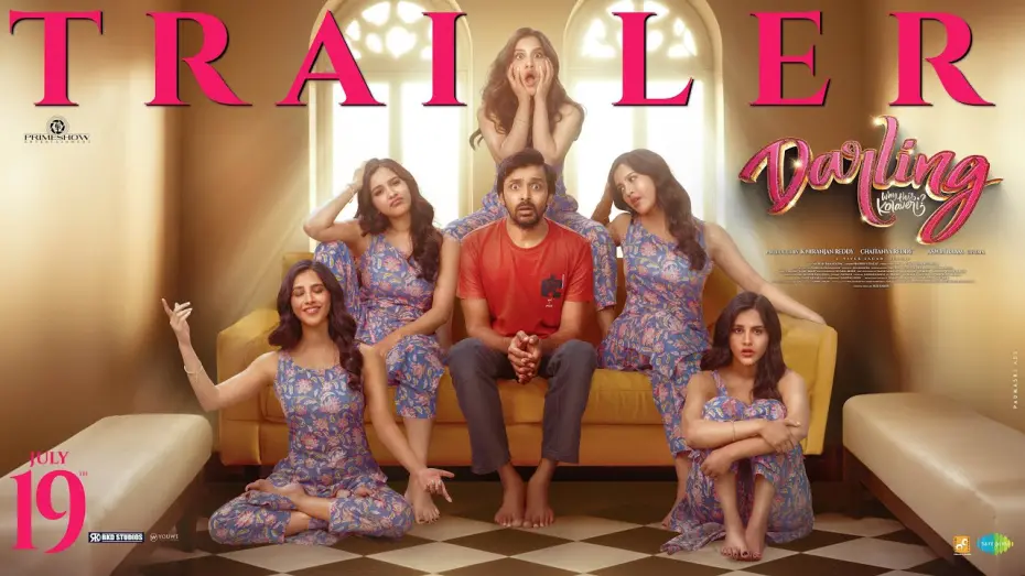 Watch film Darling | Darling Trailer | Priyadarshi | Nabha Natesh | Aswin Raam | WW Release on July 19th | Primeshow Ent