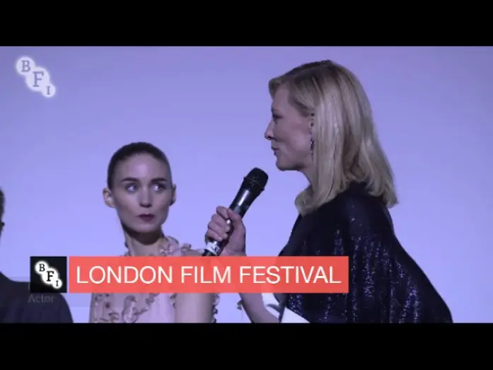 Watch film Carol | Carol Onstage Intro - American Express® Gala | BFI London Film Festival