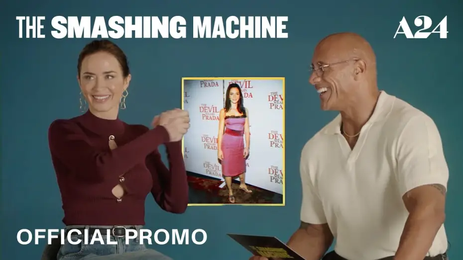 Watch film The Smashing Machine | Dwayne Johnson and Emily Blunt Play 2000s Trivia