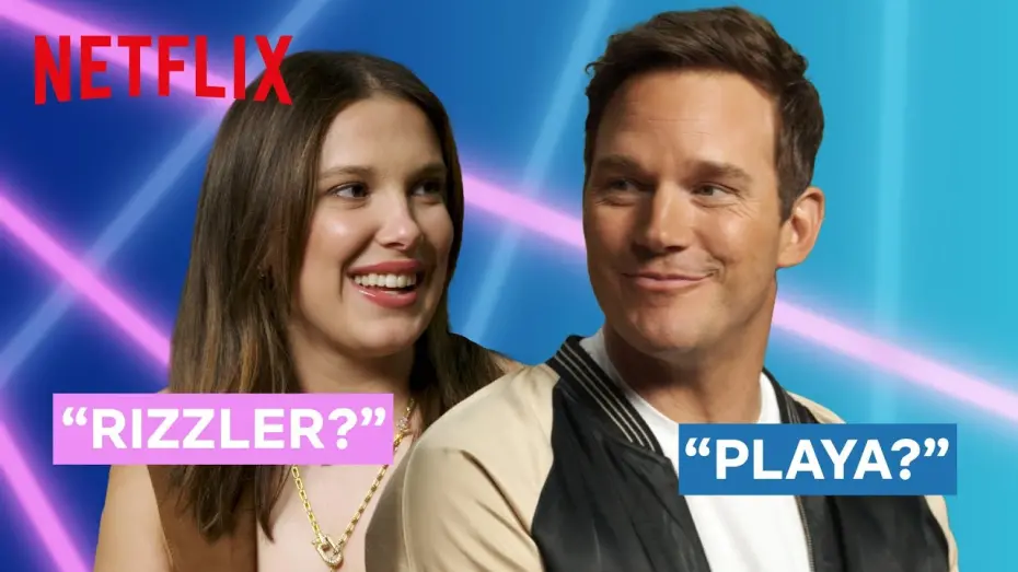 Watch film The Electric State | 90s vs Gen Z Slang with Millie Bobby Brown & Chris Pratt