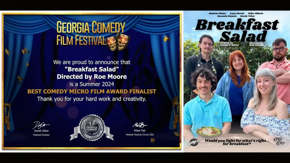 Watch film Breakfast Salad | Breakfast Salad, Comedy Micro Film Interview with Roe Moore