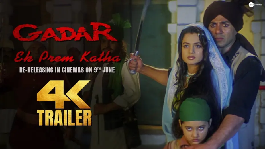 Watch film Gadar: Ek Prem Katha | Gadar : Ek Prem Katha 4K Trailer | Returning to Cinemas 9th June