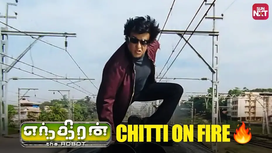 Watch film Enthiran | Iconic Train fight scene🔥