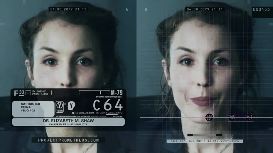 Watch film The Peter Weyland Files: Quiet Eye, Elizabeth Shaw | Prometheus - Quiet Eye HD