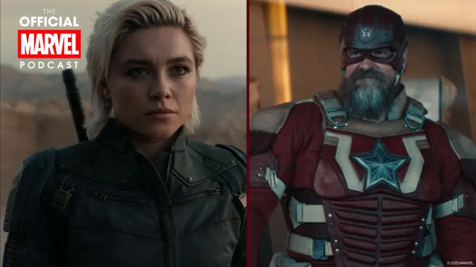 Watch film Thunderbolts | Florence Pugh and David Harbour talk Thunderbolts*!