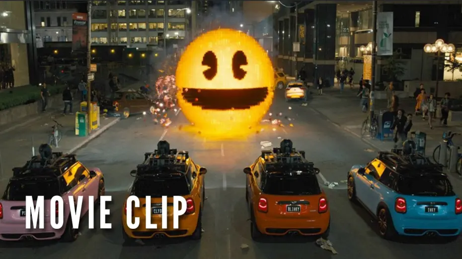 Watch film Pixels | Official Pac-Man Clip - Happy 35th Birthday!