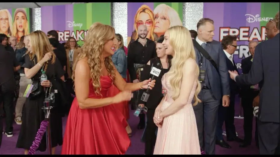 Watch film Freaky Friday 2 | Jodi Benson, voice of Ariel, Hosts Purple Carpet Premiere
