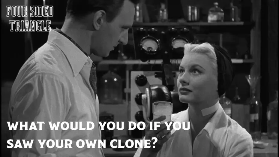 Watch film Four Sided Triangle | She Sees Her Own Clone… And It’s Terrifying!