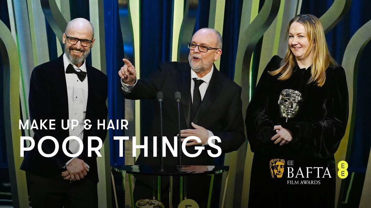 Watch film Poor Things | Poor Things wins the BAFTA for Make Up & Hair | EE BAFTA Film Awards 2024