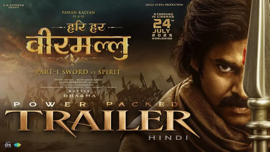 Watch film Hari Hara Veera Mallu : Part 1 - Sword vs Spirit | Hari Hara Veera Mallu Part 1: Sword vs Spirit - Hindi Trailer