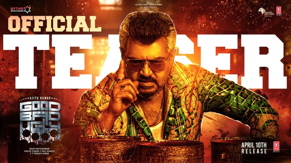 Watch film Good Bad Ugly | Good Bad Ugly Tamil Teaser | Ajith Kumar | Trisha | Adhik Ravichandran | Mythri Movie Makers