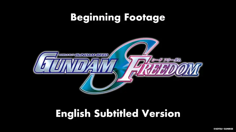 Watch film Mobile Suit Gundam SEED FREEDOM | “Mobile Suit Gundam SEED FREEDOM” Beginning Footage 《Theme Song “FREEDOM”》 (English Subtitle Ver.)