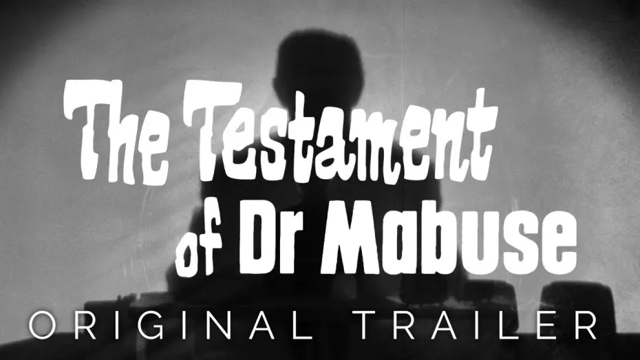 Watch film The Testament of Dr. Mabuse | Original German Trailer [Subtitled]