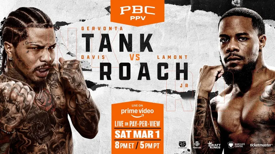 Watch film Gervonta Davis vs. Lamont Roach | Tank vs. Roach PREVIEW: March 1, 2025 | PBC PPV on Prime Video