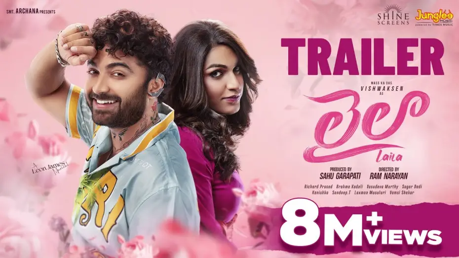 Watch film Laila | Laila (Official Trailer) | Vishwaksen | Akanksha Sharma | Ram Narayan | Leon James | Feb 14th