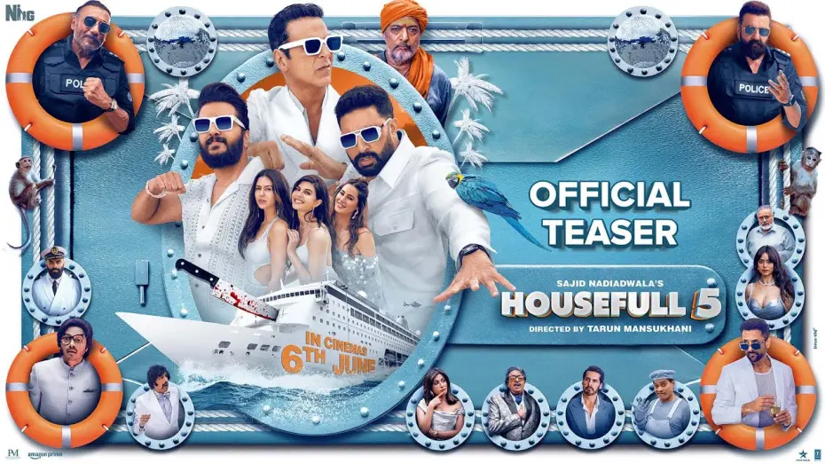 Watch film Housefull 5 | Housefull 5 | Official Teaser | Sajid Nadiadwala | Tarun Mansukhani | In Cinemas on 6th June 2025