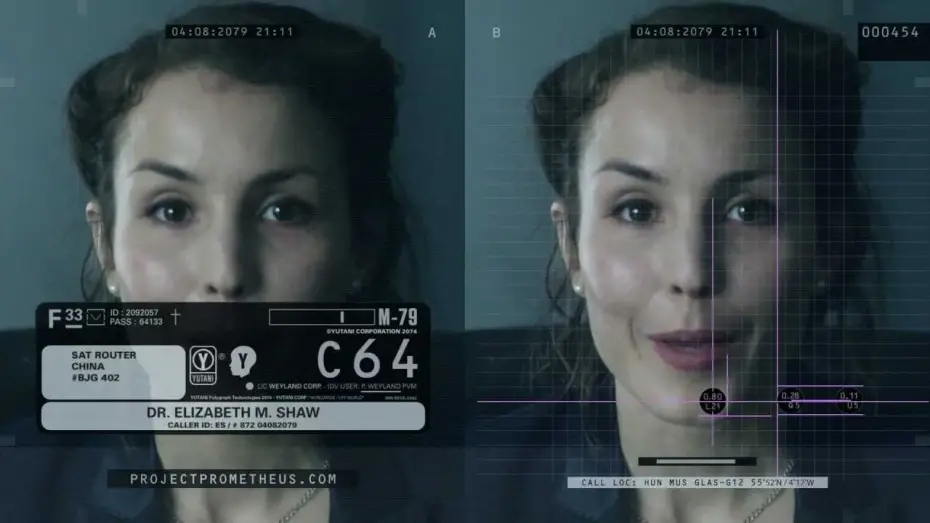 Watch film The Peter Weyland Files: Quiet Eye, Elizabeth Shaw | Prometheus 