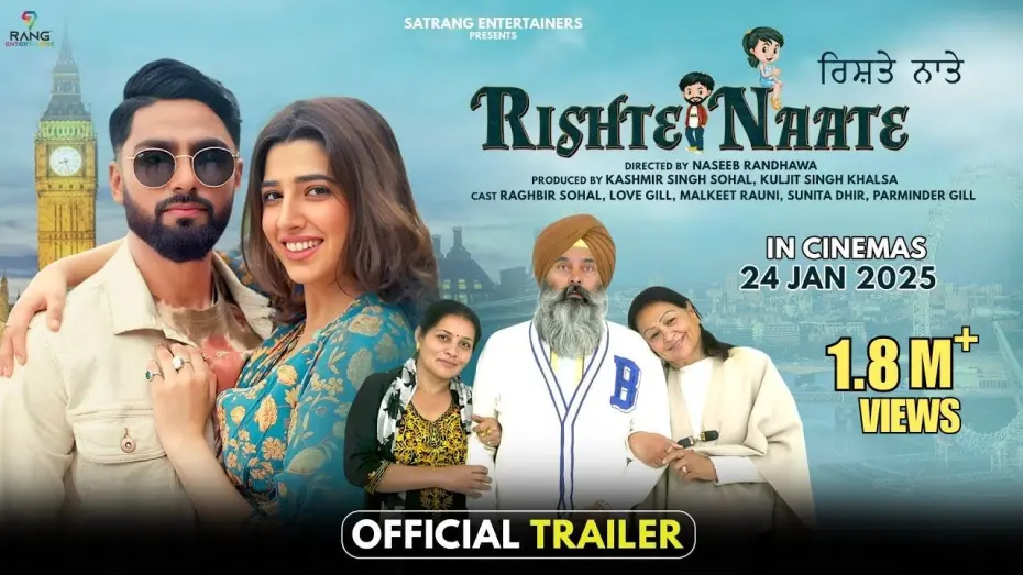 Watch film Rishte Naate | Rishte Naate (Official Trailer) | Raghbir Sohal & Love Gill | Gurpreet Mand | New Punjabi Movie 2025
