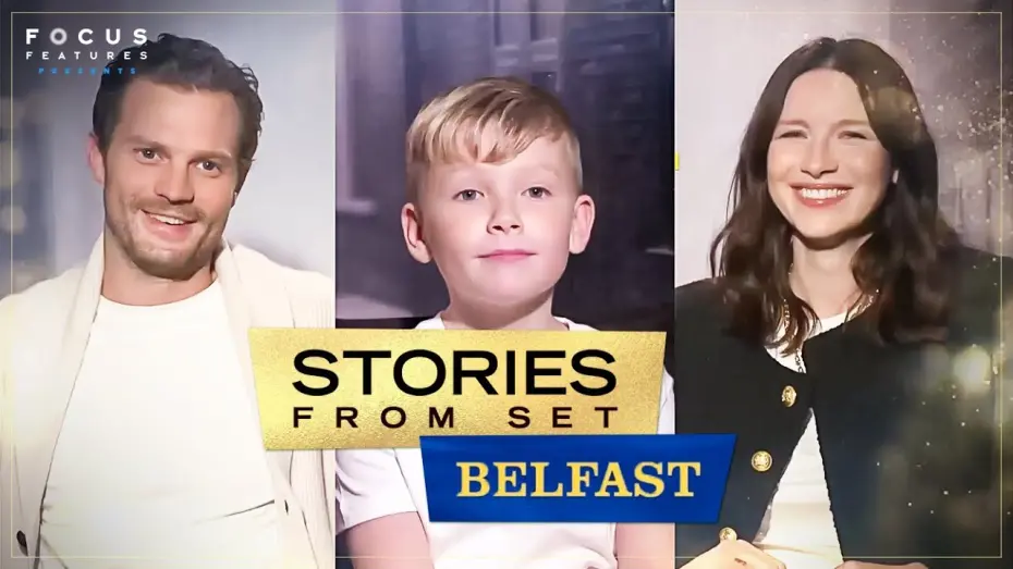 Watch film Belfast | Belfast | Jamie Dornan and Caitríona Balfe Played Rounders in Medical Gloves | Stories From Set